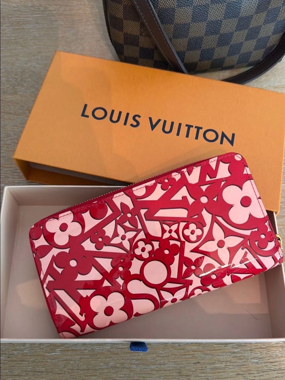 Limited-Edition Louis Vuitton Sweet Monogram Zippy Wallet in Pomme D'Amour